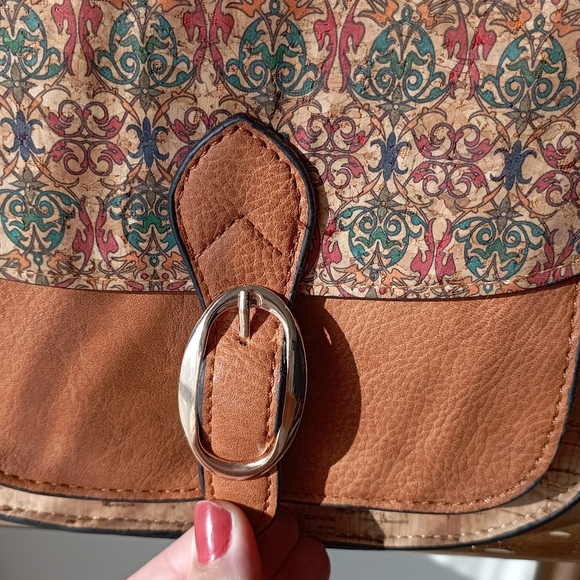 Faux Leather Sling Bag - Picture 2 of 16